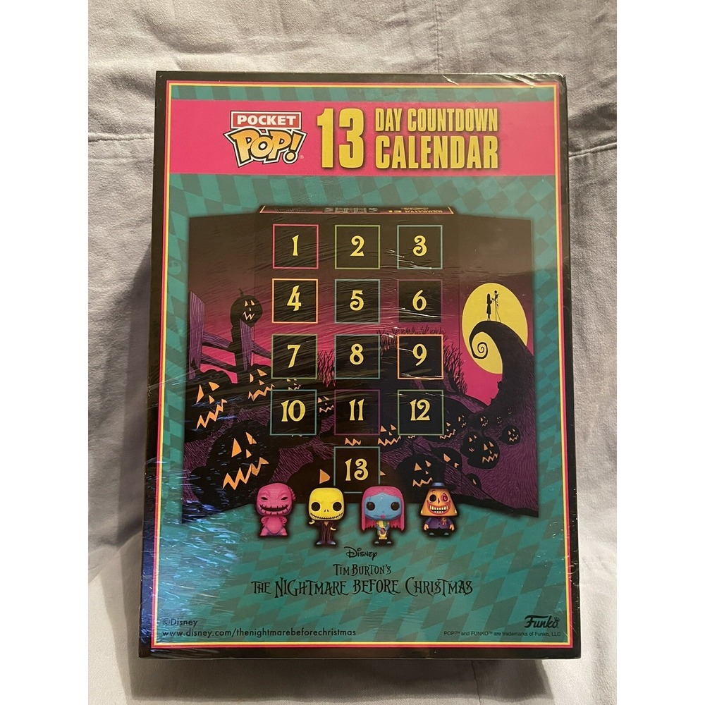 NEW FUNKO 13 Day The Nightmare Before Christmas Blacklight Advent Calendar